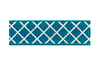 Deep Turquoise Criss Cross Baby Barrette