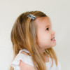 Toddler Barrette Sassy Satin Damask Black & White