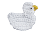 Bitty Ducky. Crocheted Duck Hair Clips.