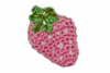 Shara. Sparkling Crochet Strawberry Hair Clips.