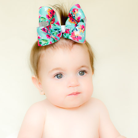 hair bows for babies with little hair