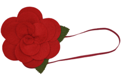 felt flower baby headband