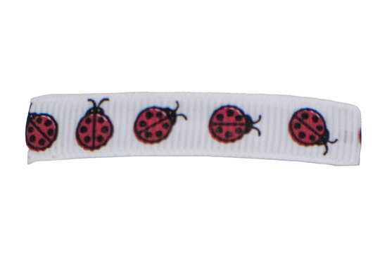 Pretty Lady Bugs French Clip Barrette