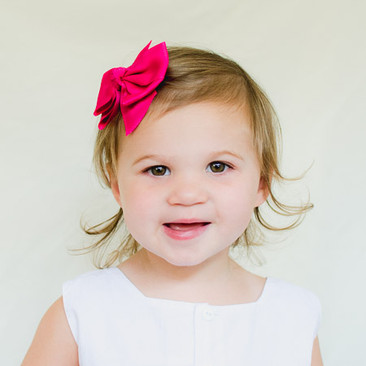 Baby Hair Bows + No-Slip Clips for Fine Hair. Bitty Bows