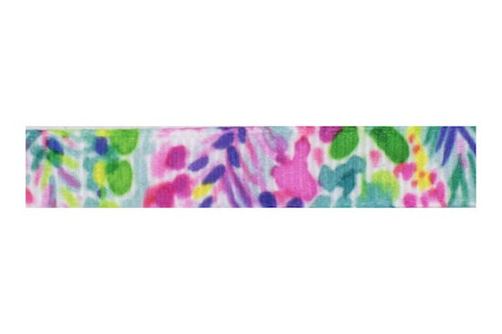 Summer Oasis Watercolor French Clip Barrette