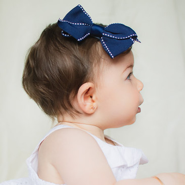 Blue Bow Lace Hairband Headband Girls Toddlers Baby Kids Alice Hair He