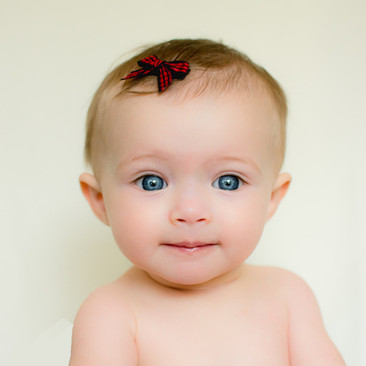 Oh so sweet buffalo plaid baby hair clip