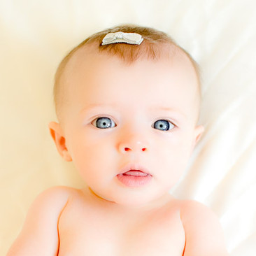 Sasha. Gold or Silver Tiny Baby Hair Bows.