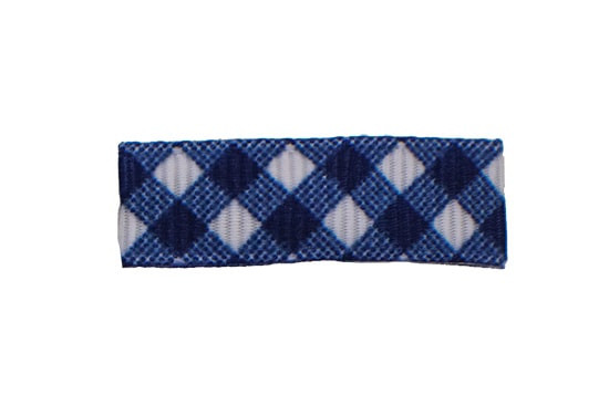 Our cute navy gingham baby barrette will be a favorite go to hair clip!