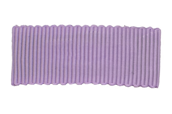 Our pristine petersham solid snap clips are the perfect option for daily wear and they don't slip. This toddler hair clip is shown in light orchid.