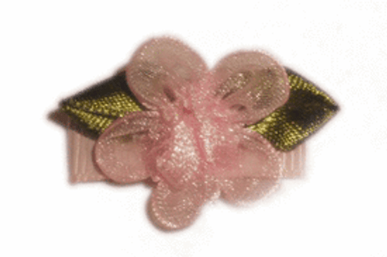 Dressy flower baby hair clips