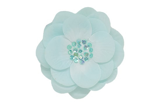 Dressy large flower hair clips for girls, perfect for Christmas or flower girl hair