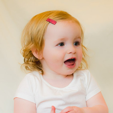 Christmas Box Holly Baby Barrette