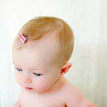 Downtown Pink 3 Baby Barrette