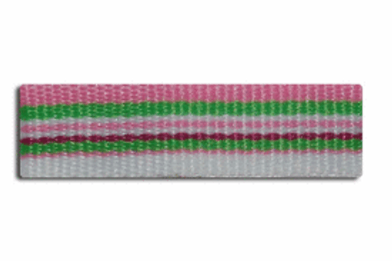 Preppy Green Stripes Baby Barrette