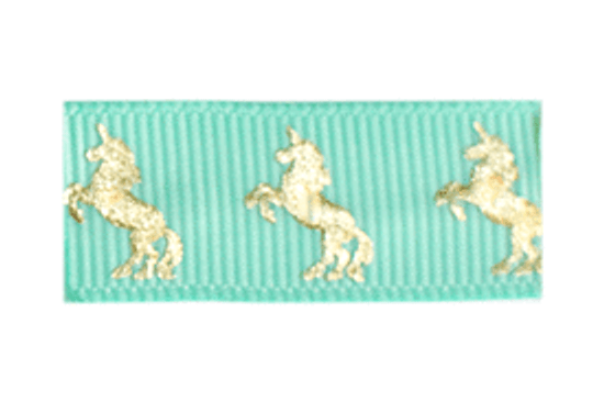 Toddler Barrette Golden Unicorns