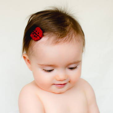 Lyza. Crocheted Ladybug Clippies. Lyza. Crocheted Ladybug Clippies.