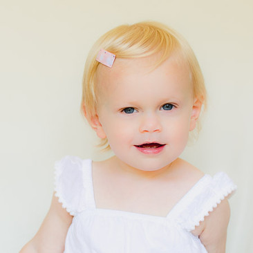 Toddler Barrette Satin Bunnies