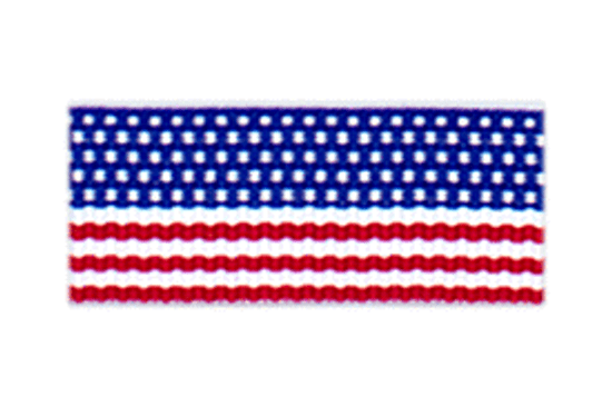 American Flag Hair Clip