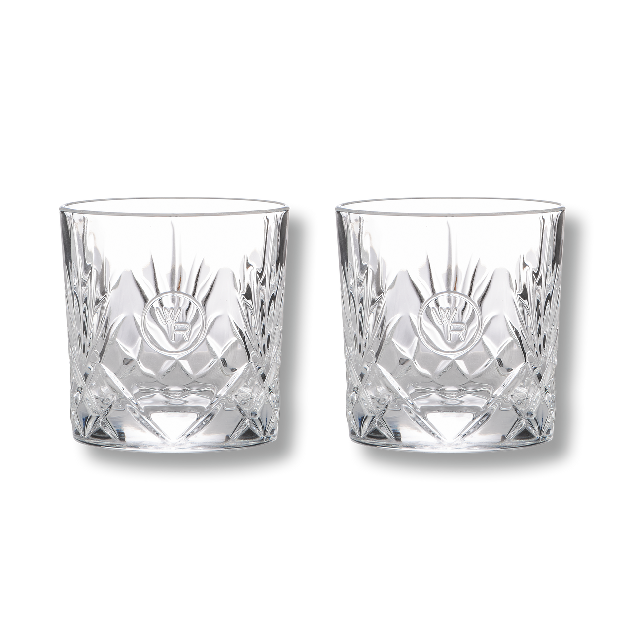 Cut Crystal Rocks Glasses