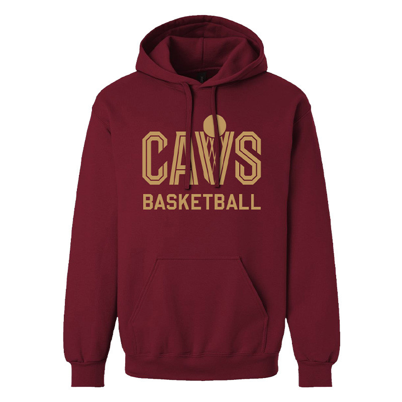 Cavs Basketball Wine Hoodie | Center Court, the official Cavs Team