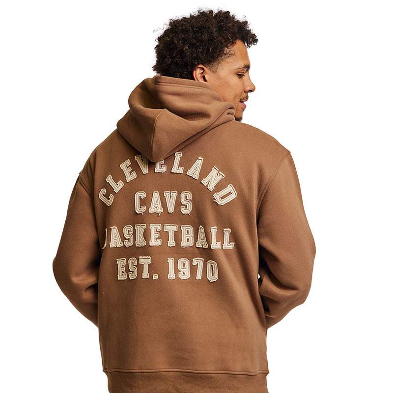 Land Collective Brown CAVS Hoodie | Center Court, the official