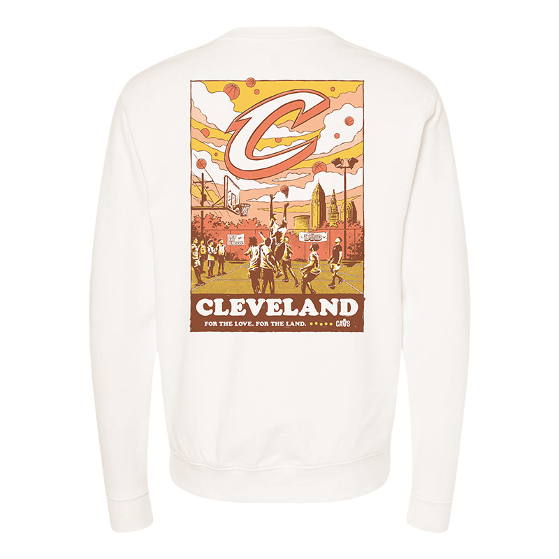 City Edition Game Time Cream Crewneck | Center Court, the official
