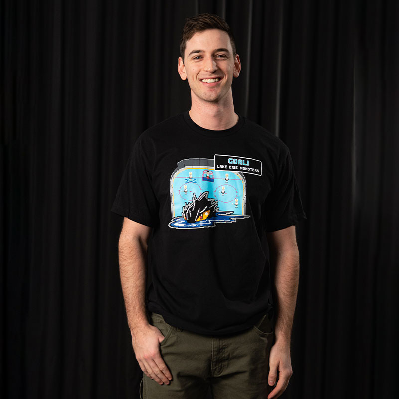 Black Lake Erie Monsters 8 Bit Tee | Center Ice, the official