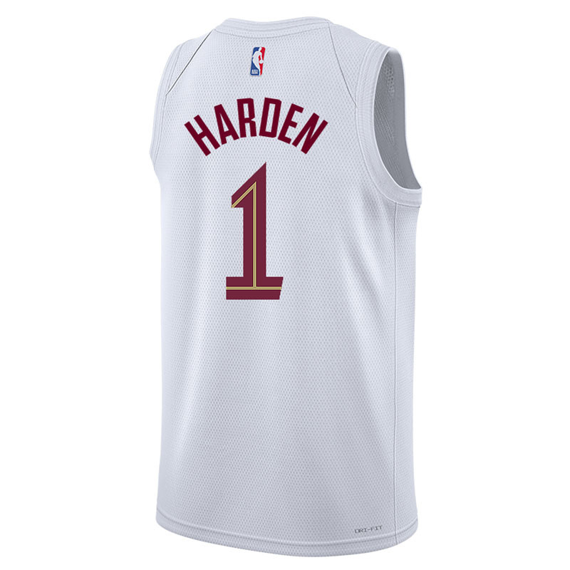 James Harden White Association Swingman Jersey | Cavs Center Court