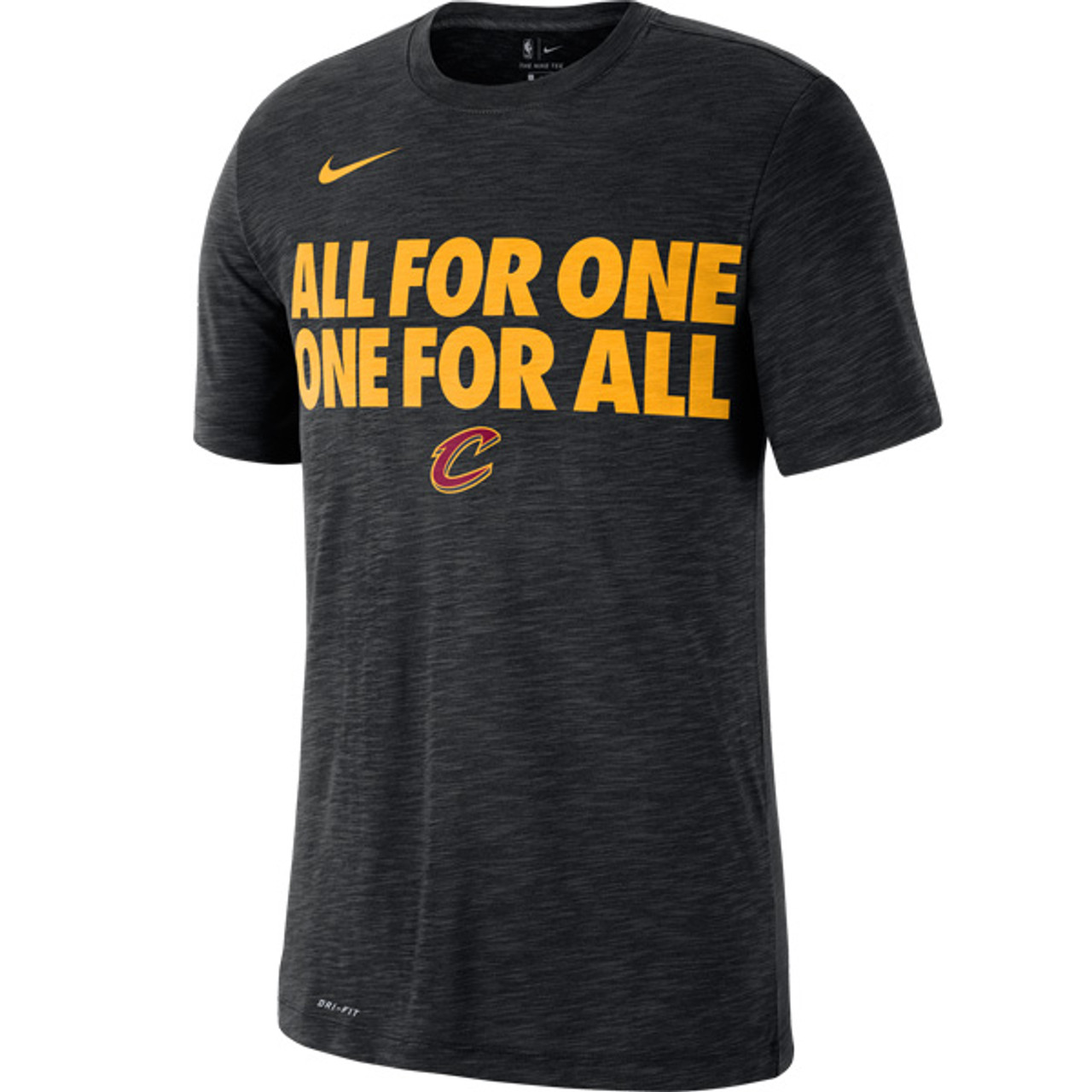 Black All For One Tee Cleveland Cavaliers