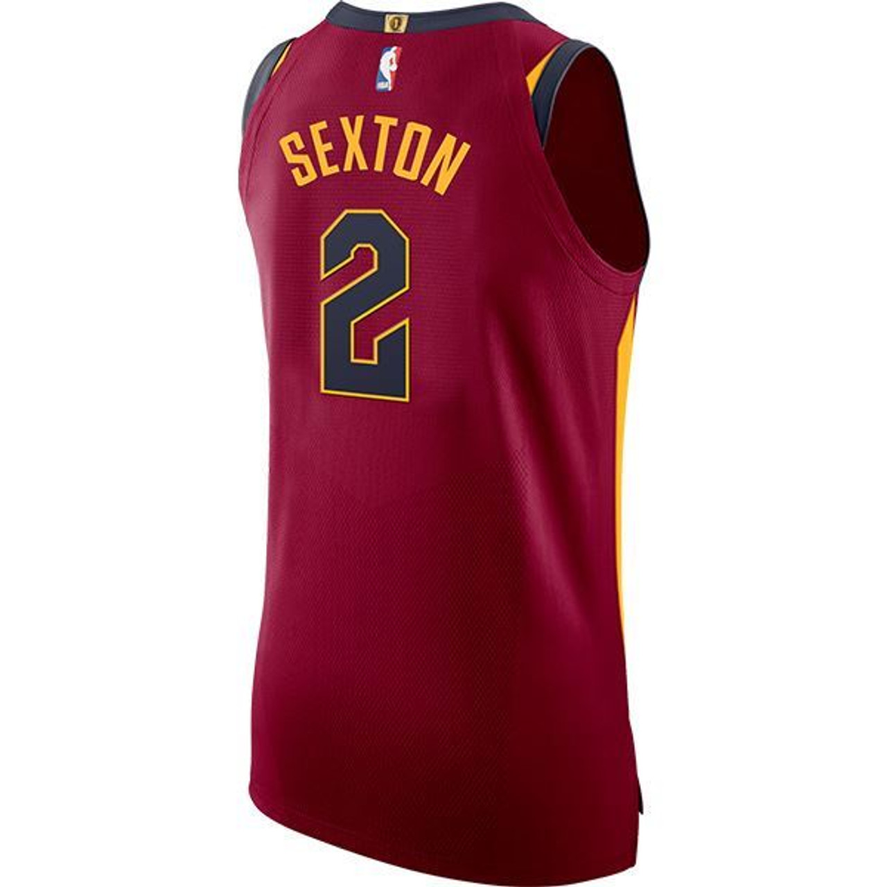 [WINE] #2 Collin Sexton Authentic Jersey | Cleveland Cavaliers