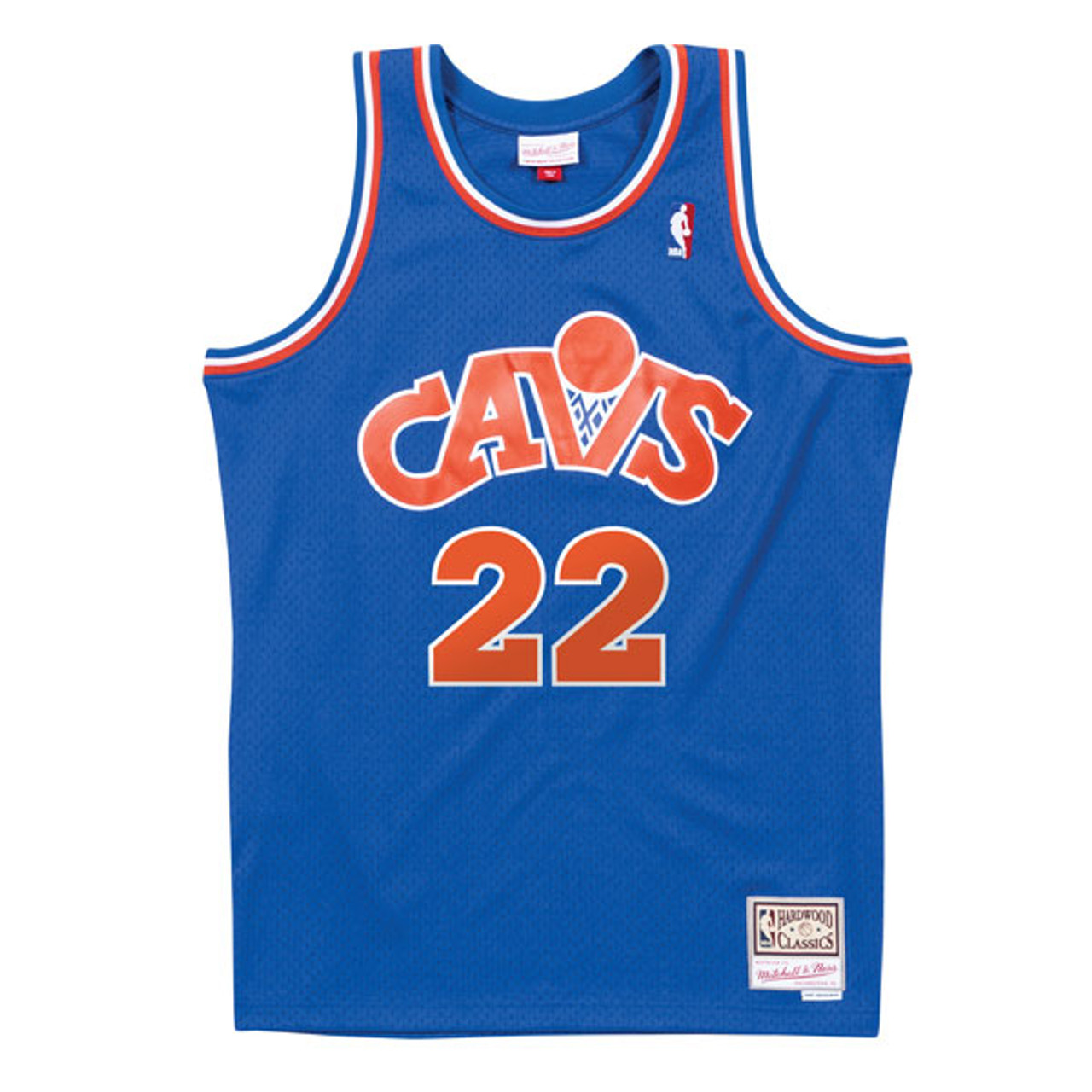 cleveland cavaliers blue and orange jersey