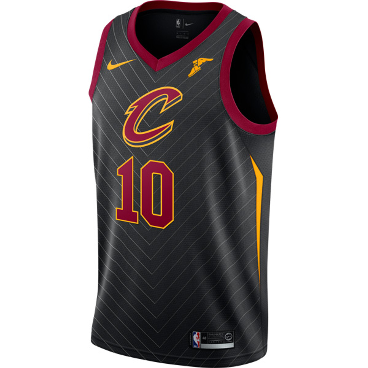 black cavs jersey with sleeves