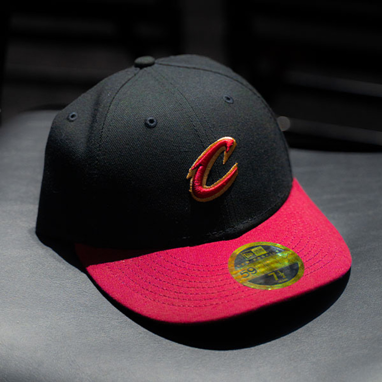 red c fitted hat