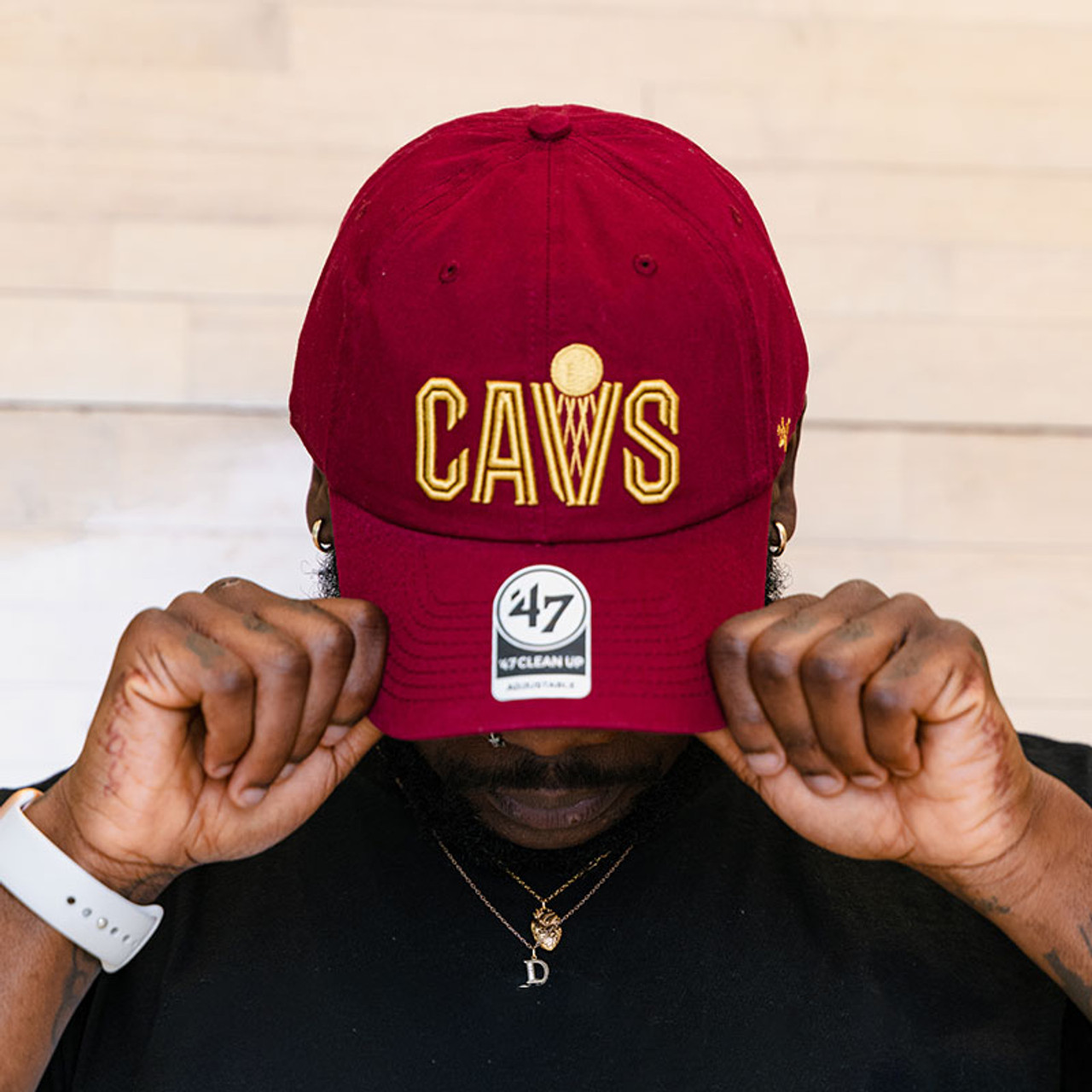 Wine New CAVS Adjustable Hat | Cavs Team Shop