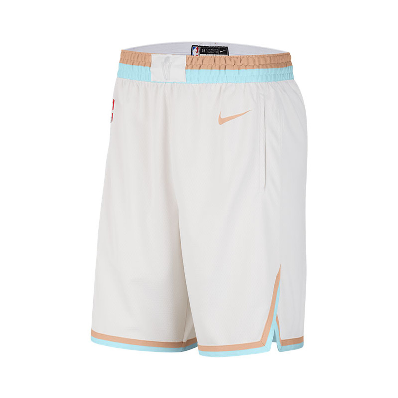 The Land White Swingman Shorts