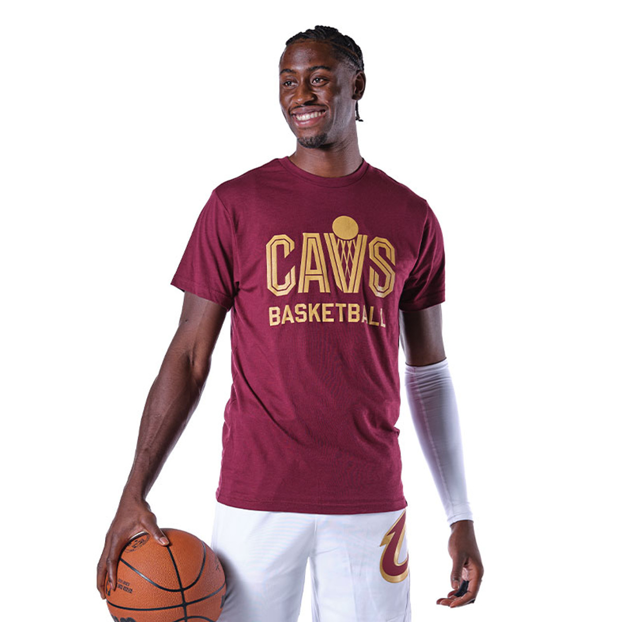 Wine New CAVS Basketball Tee