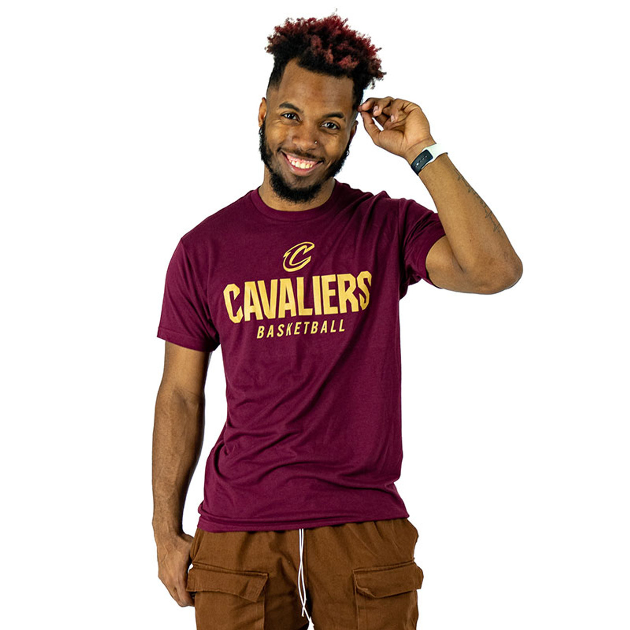 Sportiqe Wine New Cavs Basketball T-Shirt Size XL | Cavaliers