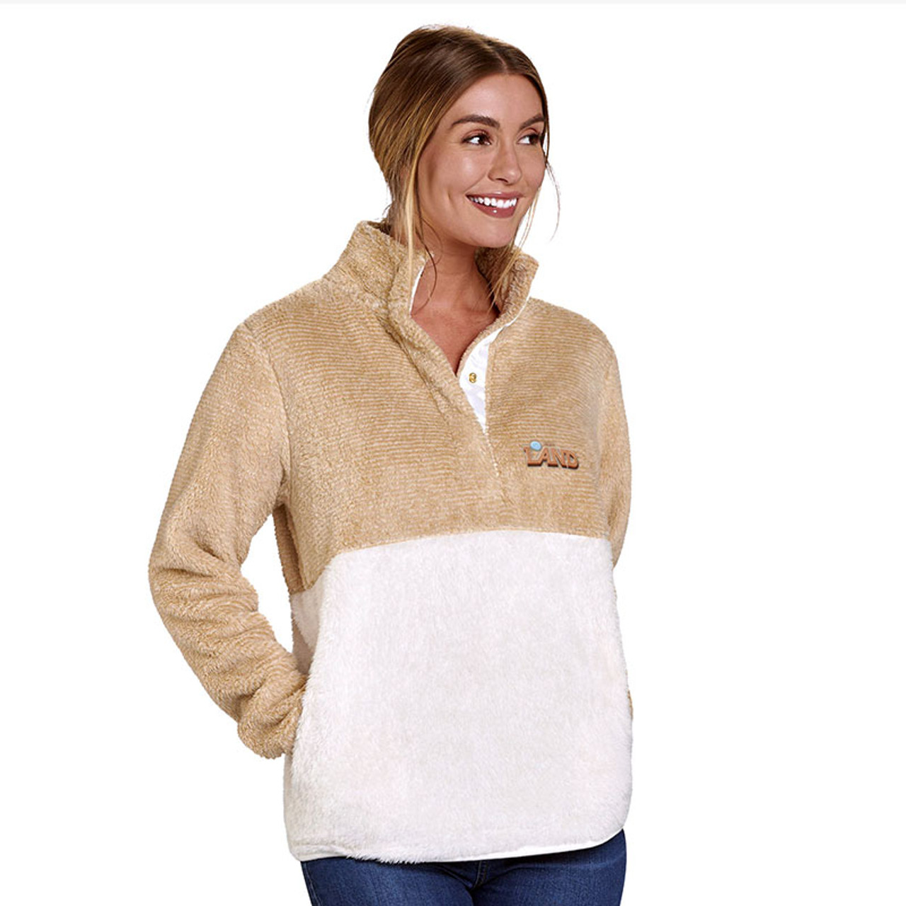 Women's Sherpa Pullover | Center Court, the official Cavs Team Shop