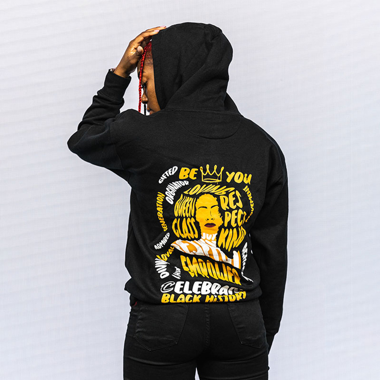 Black Heritage Celebration Be You Queen Hoodie