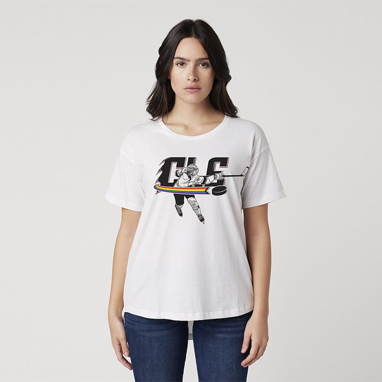 Women's Monsters Pride Bling Tee