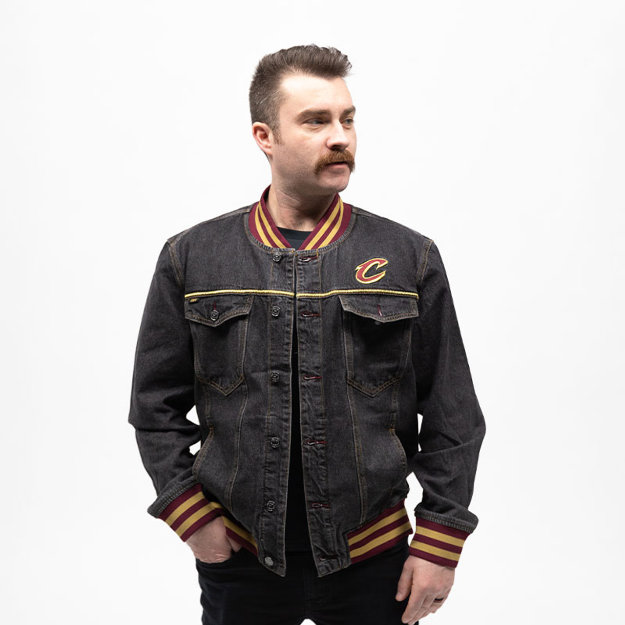 23227 Cavs Denim Graffiti Bomber Shoot 27759.1702331577