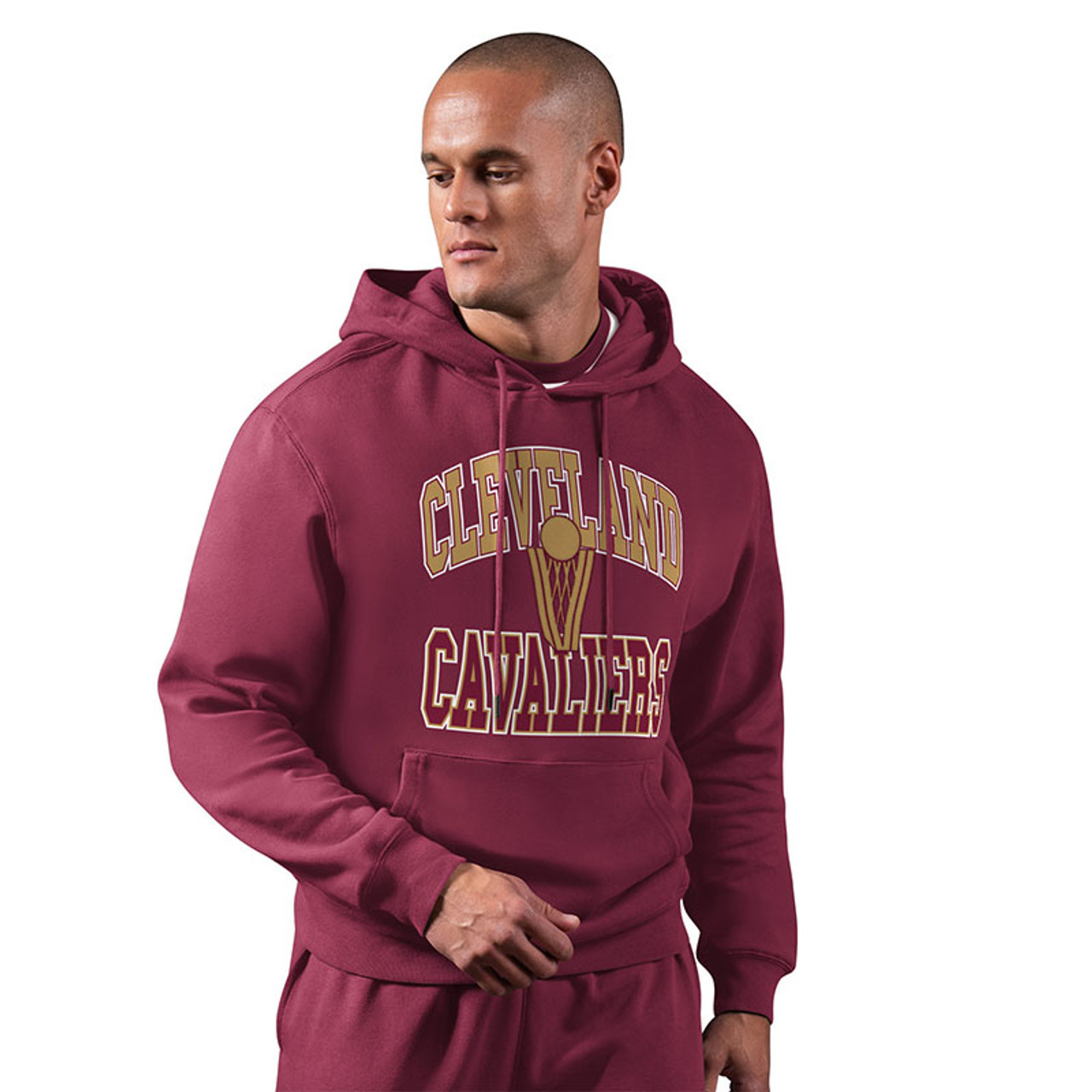 Starter Wine and Gold V Net Hoodie | Center Court, the official ...