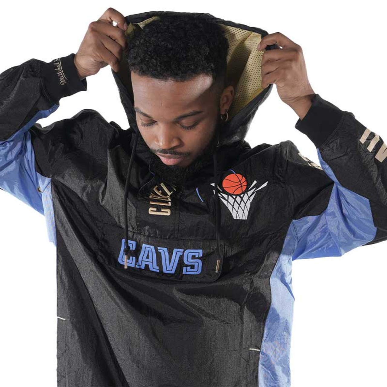 M&N 90s Anorak Jacket | Center Court, the official Cavs Team Shop