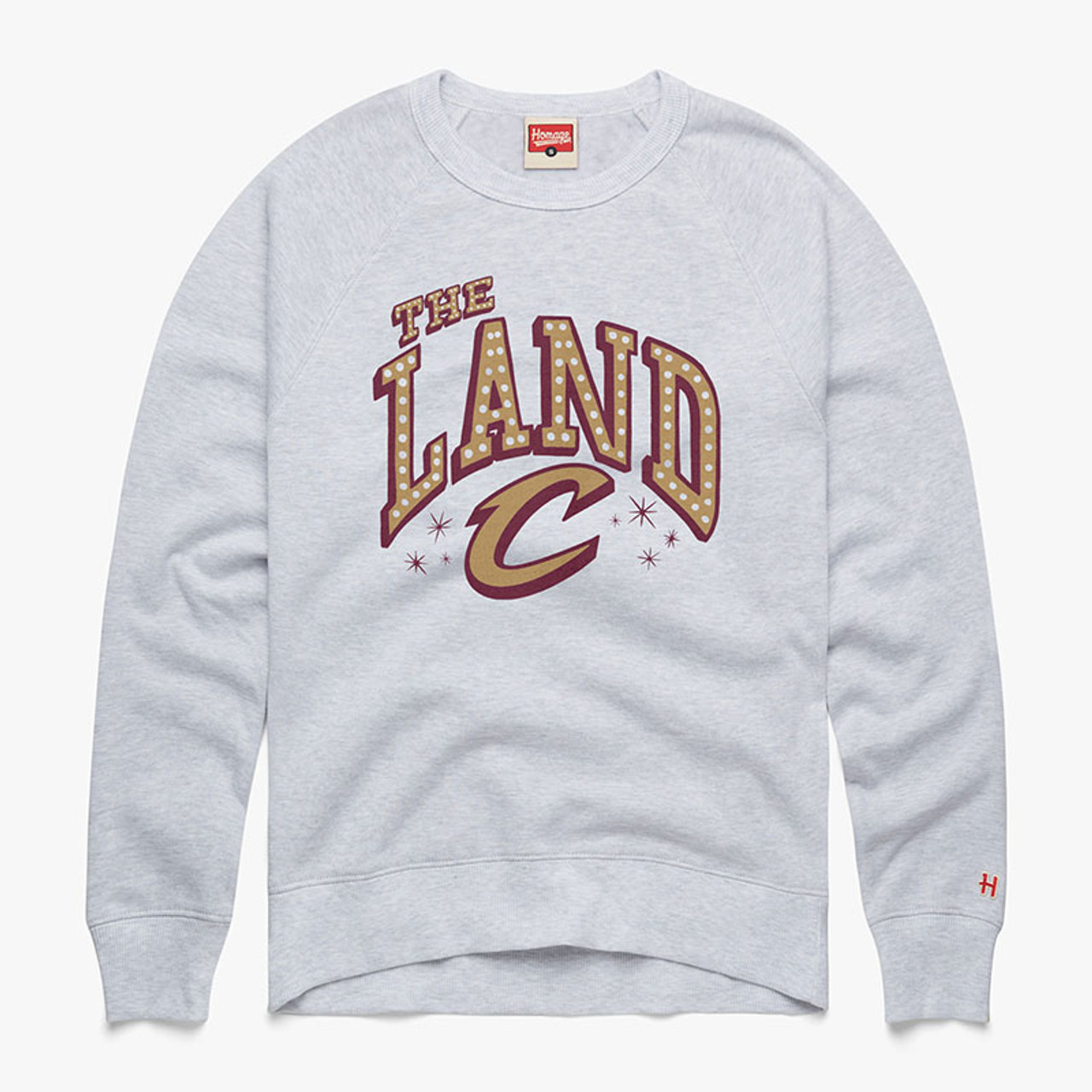 Homage The Land Marquee Crewneck | Center Court, the official Cavs Team ...