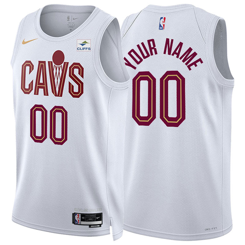【オフホワイト（15）】Devin Rib Poloshirt Donovan Mitchell White Association Authentic Jersey | Cavs Center