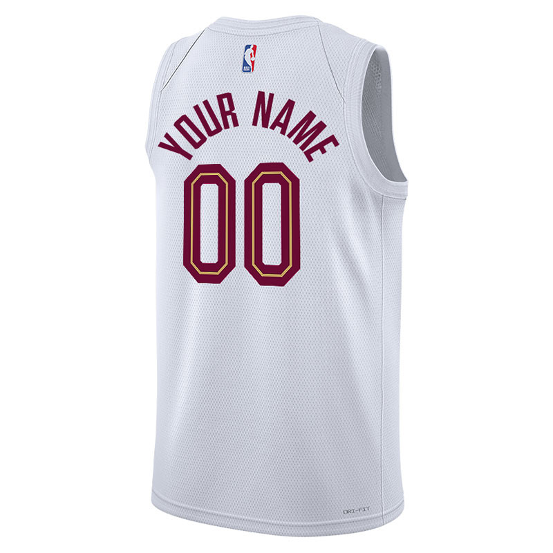 Custom White Association Swingman Jersey | Cavs Center Court