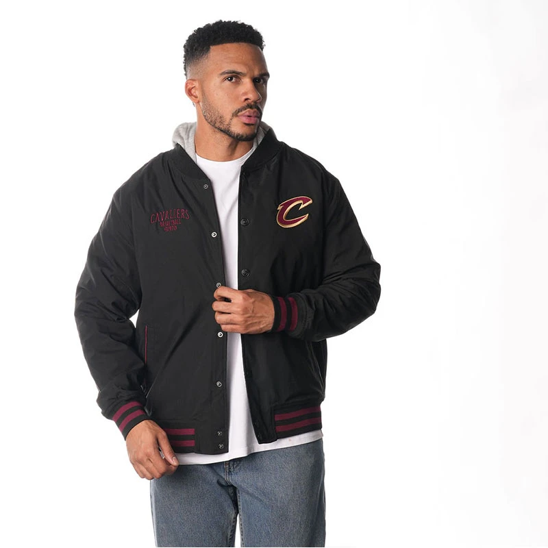 Wild Collective Nylon Hooded Bomber Jacket | Center Court, the