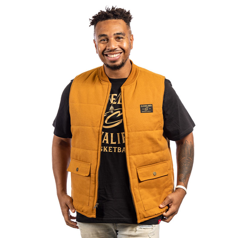 High Country Tan Vest | Center Court, the official Cavs Team Shop