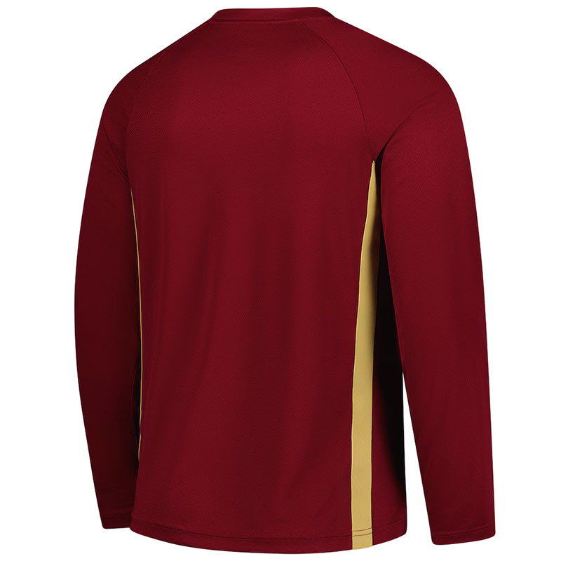 maroon and gold nike shirt